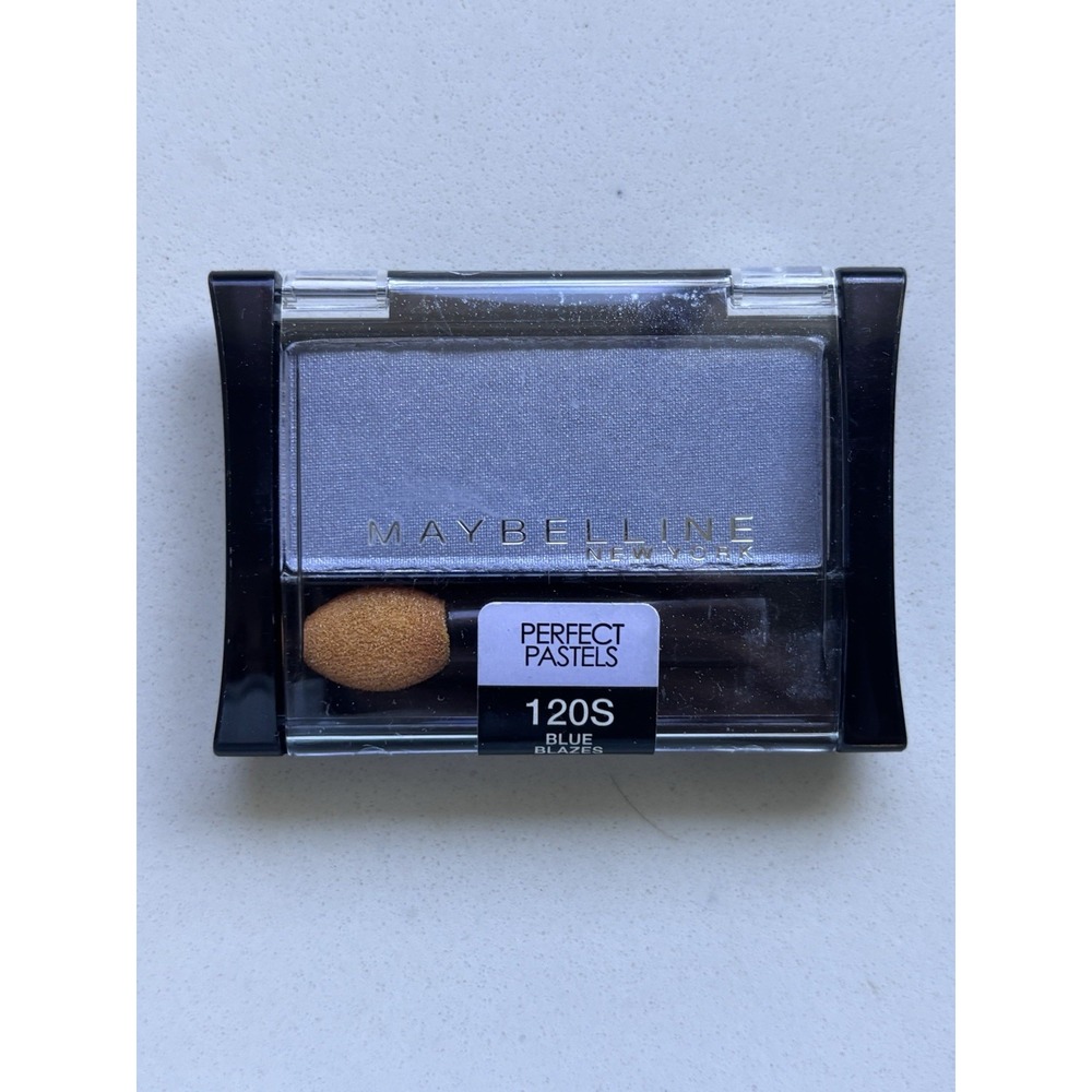Maybelline Expert Wear Eyeshadow 120S 120 Blue Blazes Shimmer Discontinued HTF
